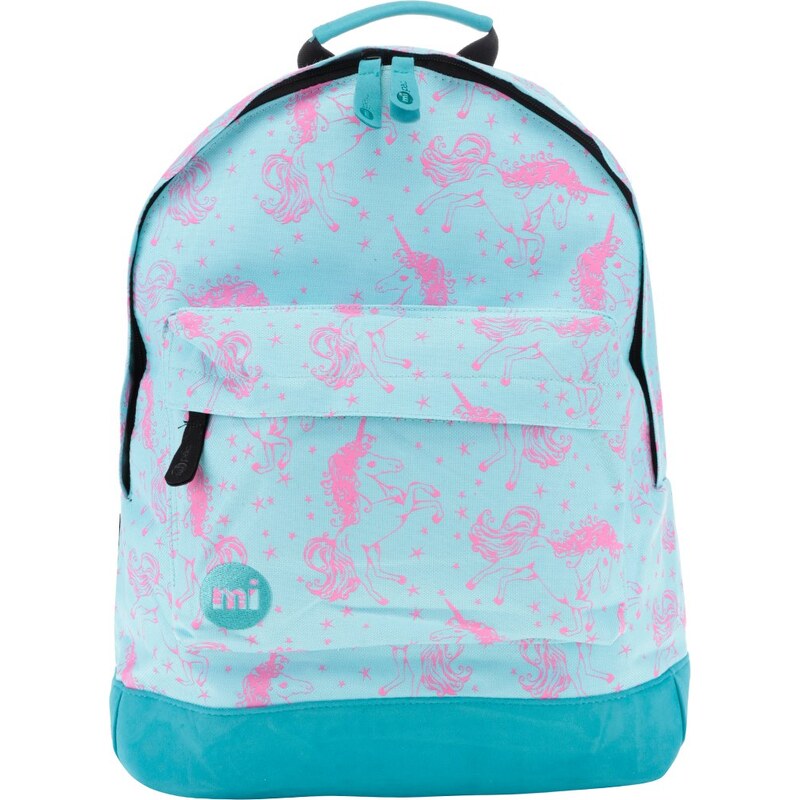 Tyrkysový dámský batoh s růžovým vzorem Mi-Pac Unicorns