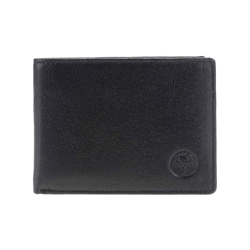 Černá pánská kožená peněženka Lucleon California