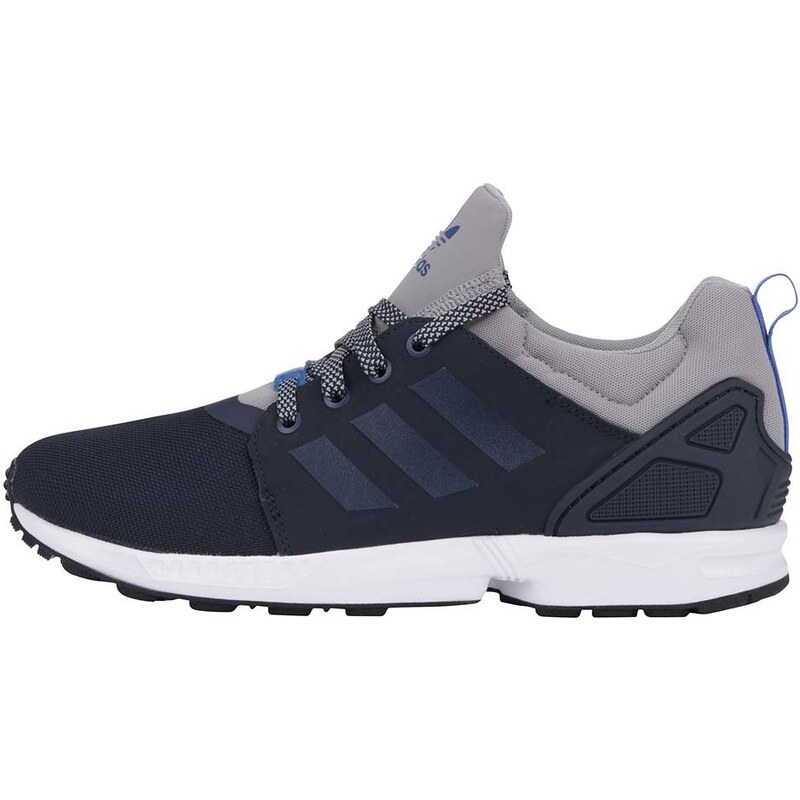 Šedo-modré pánské tenisky adidas Originals ZX Flux NPS UPDT