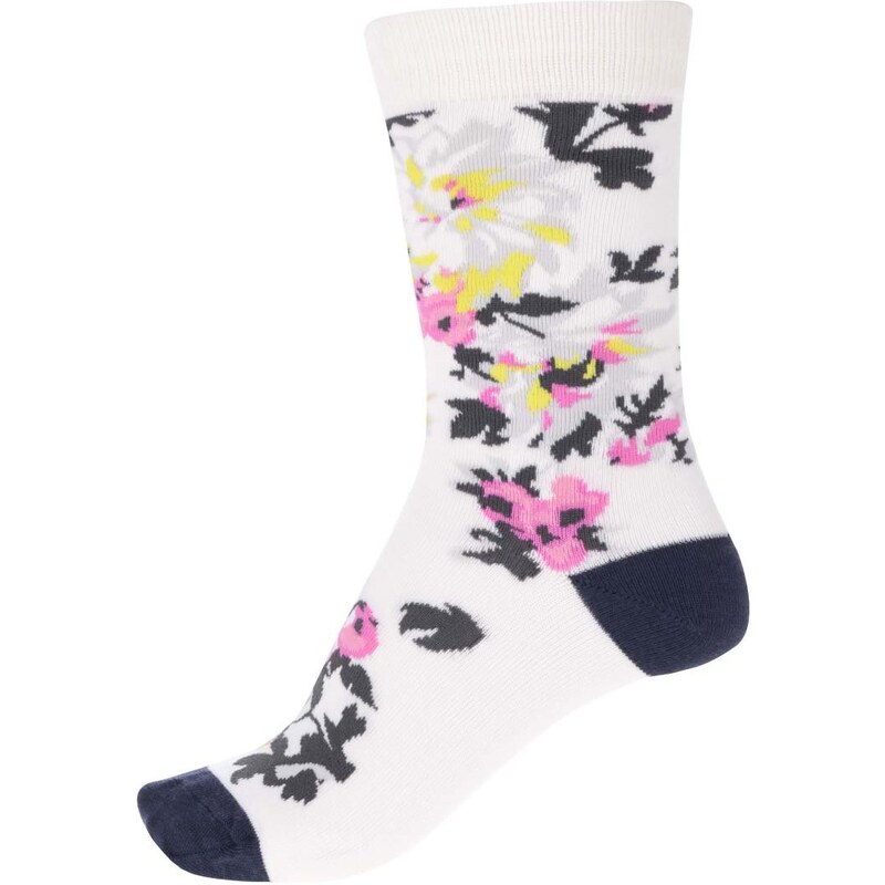 Krémové dámské květované ponožky Tom Joule Brill