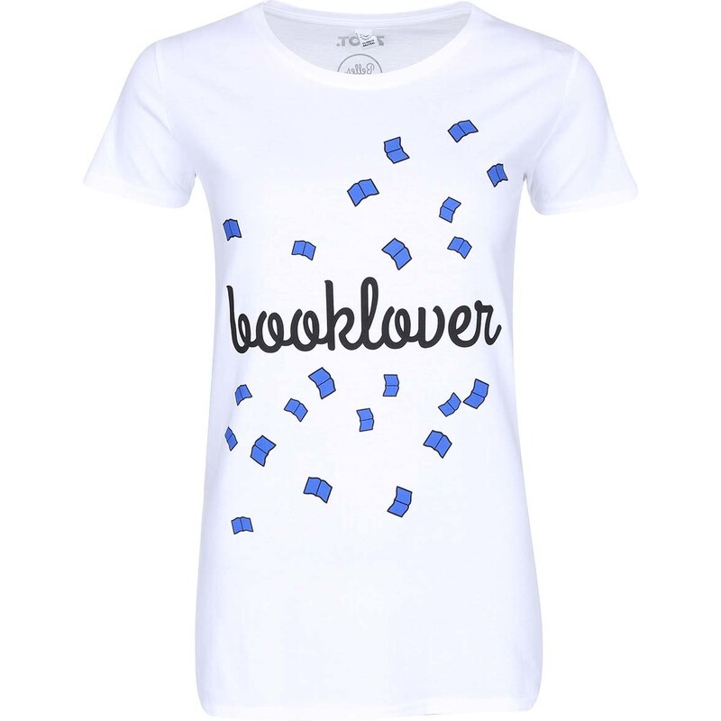 DOBRO. "Dobré" bílé dámské tričko s potiskem Belles Lettres