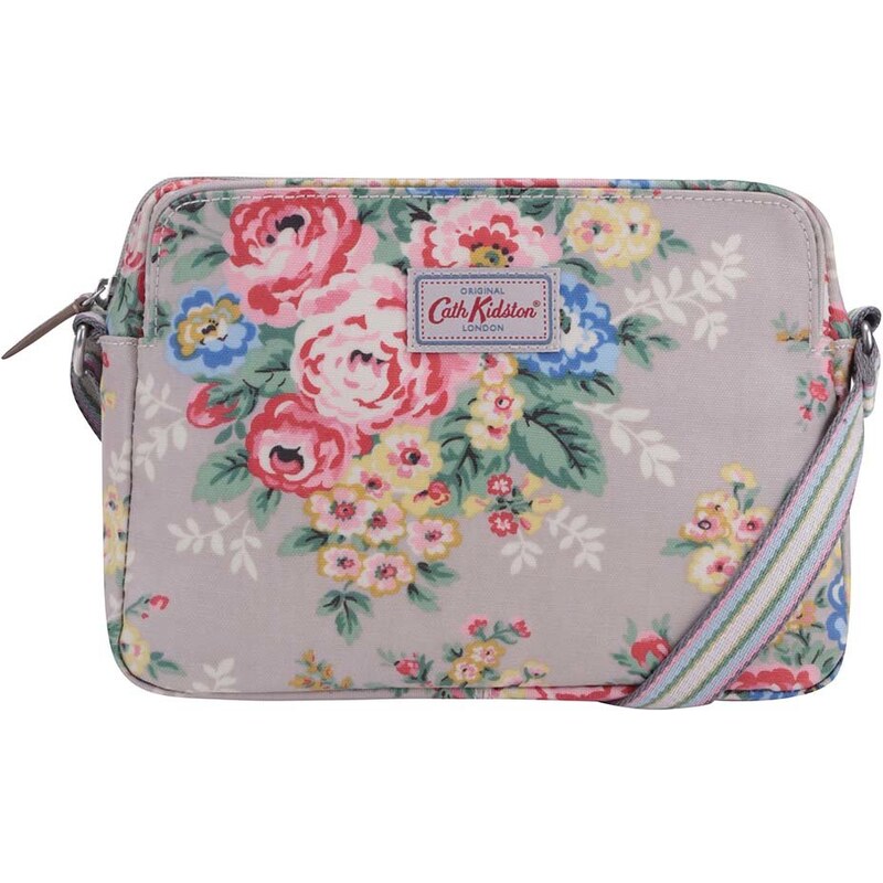 Šedá crossbody taška s květy Cath Kidston