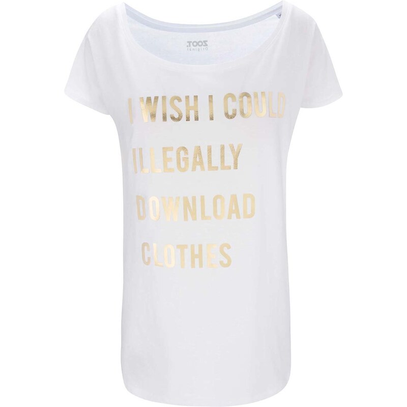 ZOOT Originál Bílé dámské tričko DOMINIKA POKLUDOVÁ I Wish