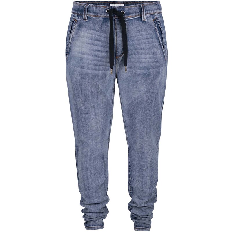 Modré pánské džíny s tkaničkou Shine Original