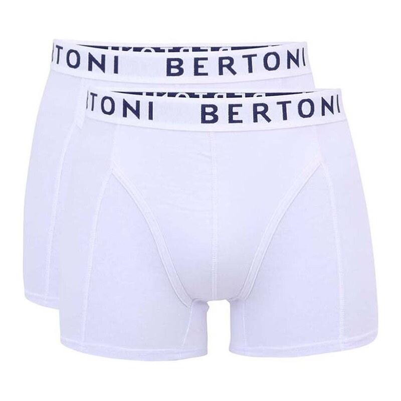 Sada dvou bílých boxerek Bertoni Birk