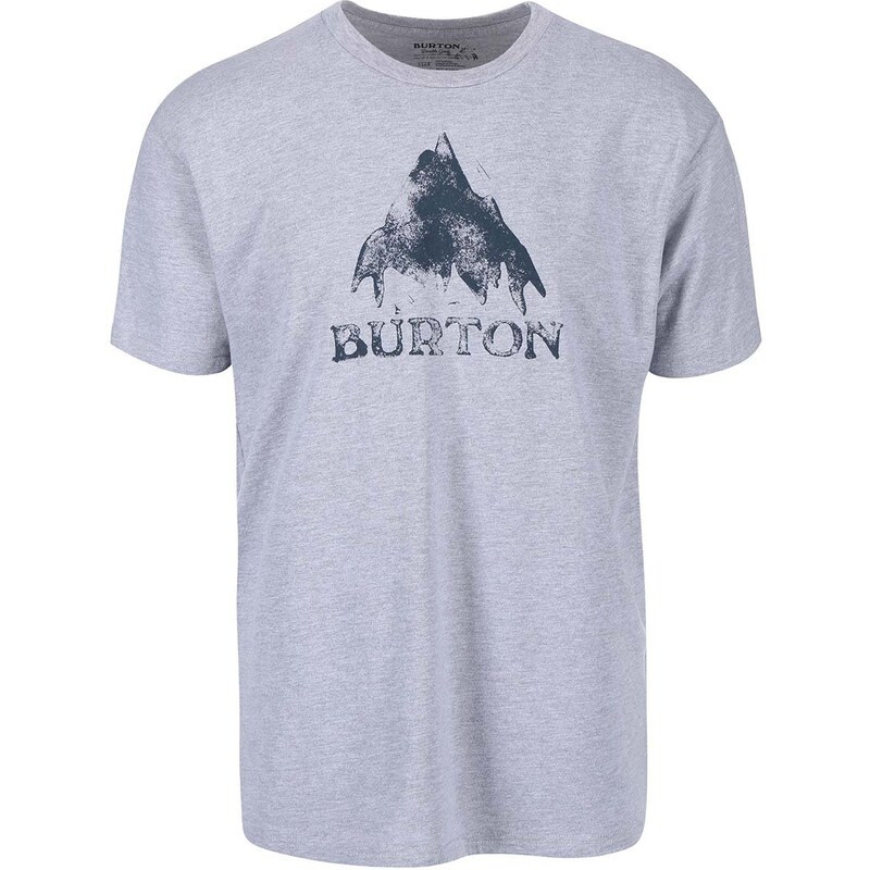 Světle šedé pánské triko Burton Stamped Mountain