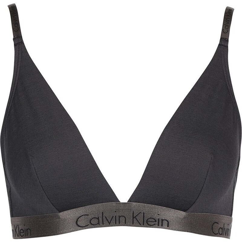 Černo-šedá podprsenka Calvin Klein