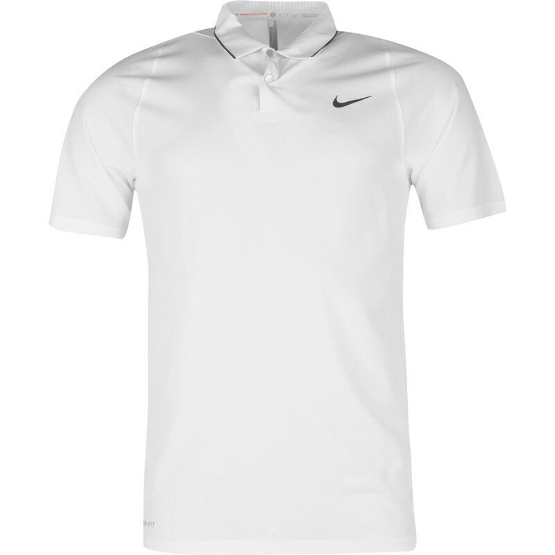 Sportovní polokošile Nike Max Solid Golf pán. bílá/černá