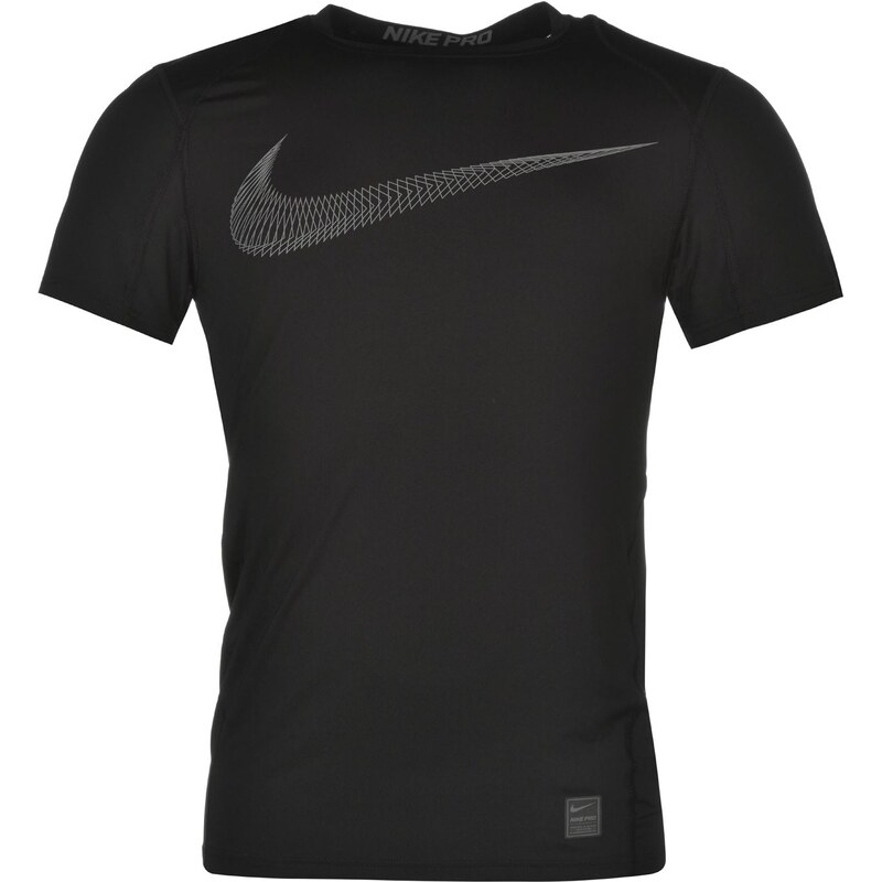 Termo tričko Nike Pro Swoosh pán. černá/šedivá