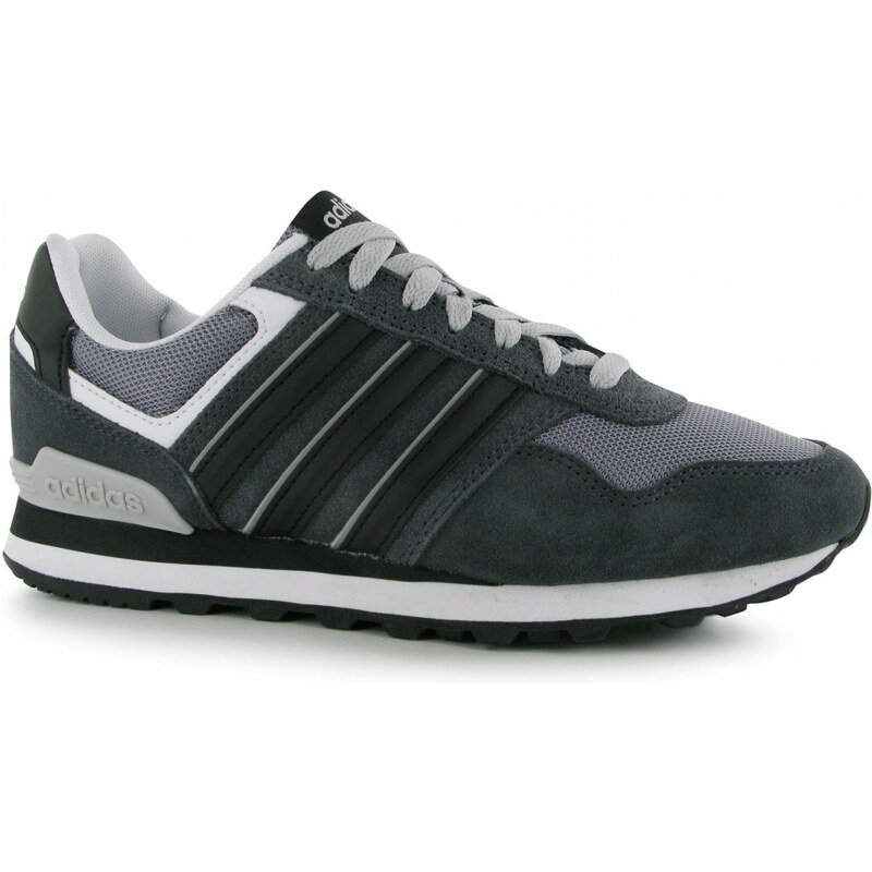 Adidas 10k Mens Trainers, grey/blk/wht