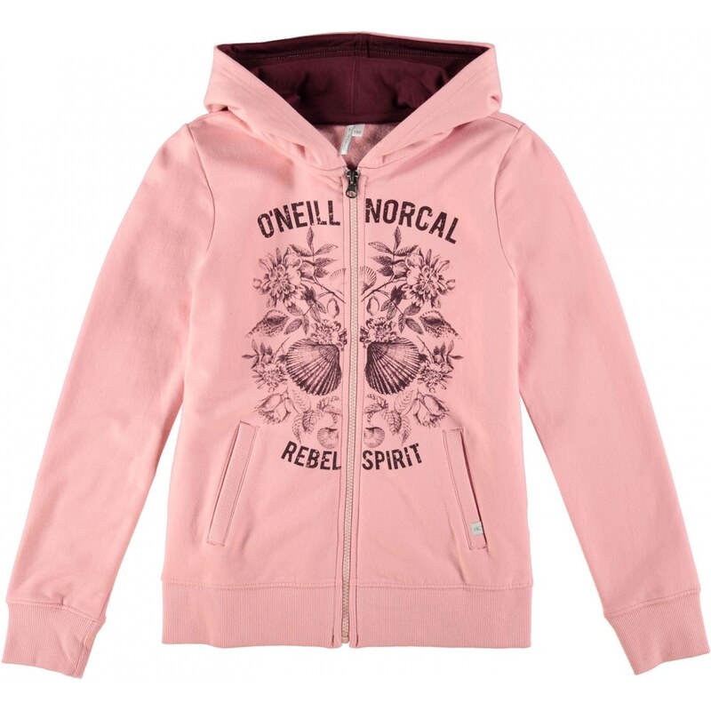 ONeill Cabrillo Girls Hooded Sweater, bridal rose