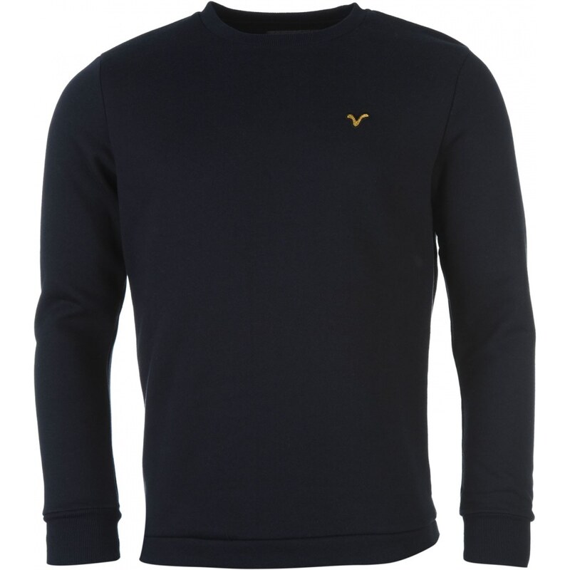 VOI Ross Basic Crew Sweater, navy
