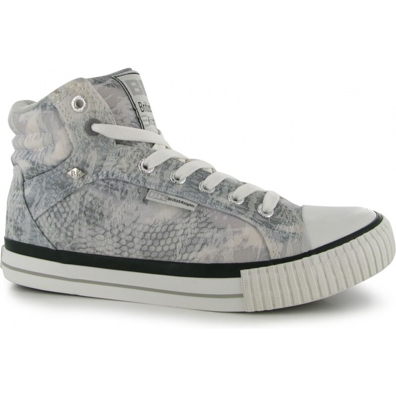 British Knights Dee Ladies Trainers, off white/grey