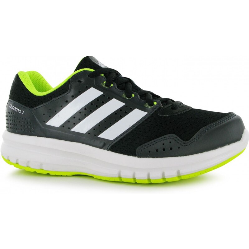 Adidas Duramo 7 Junior Boys Running Shoes, black/solyellow