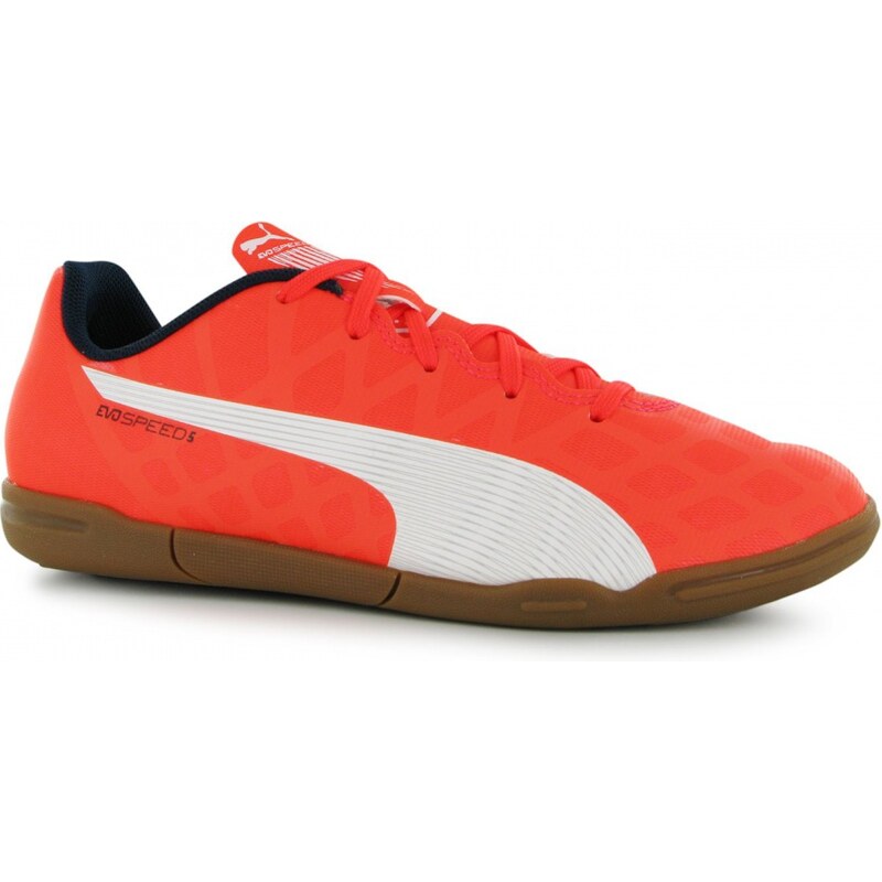 Puma Evospeed 5.4 Junior IT Football Trainers, orange/white