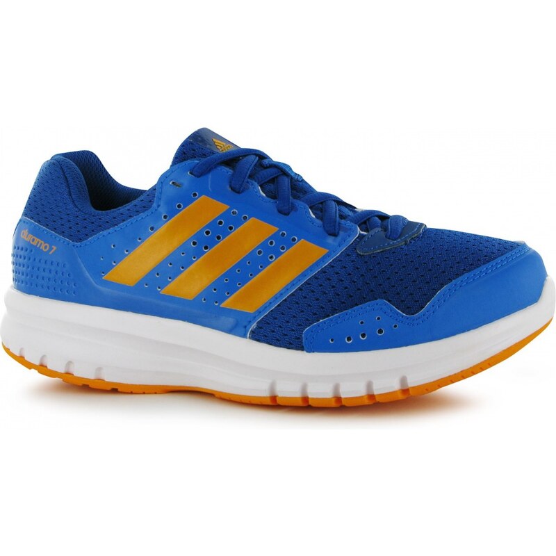 Adidas Duramo 7 Junior Boys Running Shoes, blue/orange