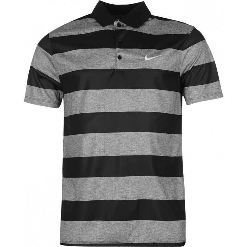 Nike Bold Stripe Golfing Polo Mens, dark grey