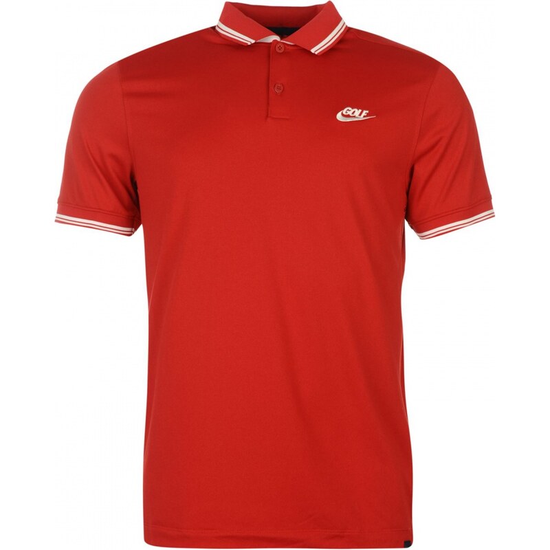 Nike Golf Tipped Golf Polo Mens, red