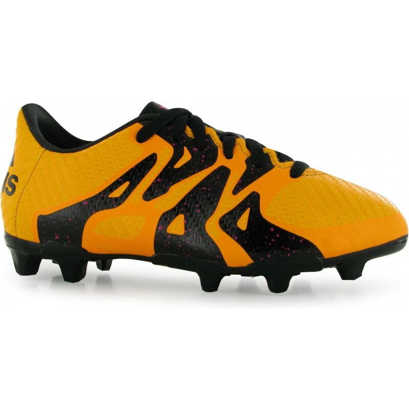 Adidas X 15.3 Childrens FG Football Boots, solar gold
