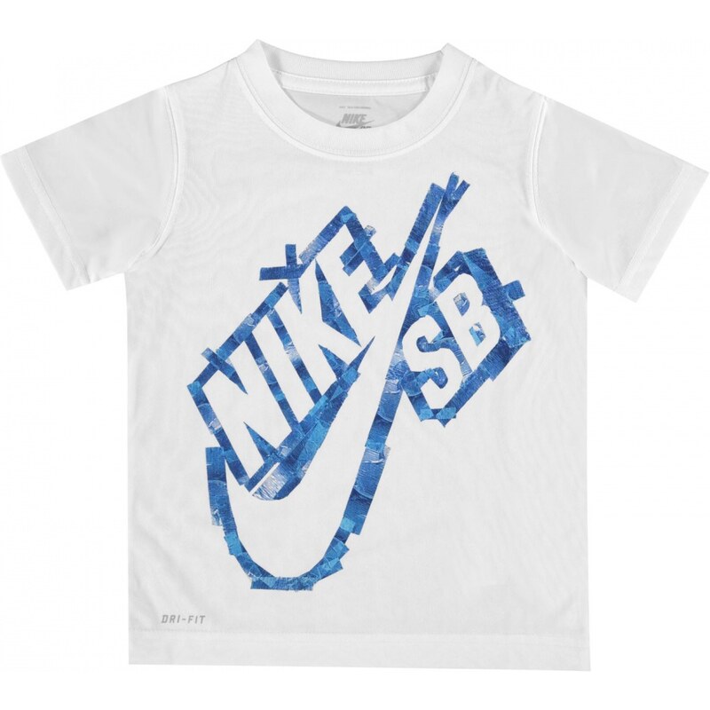 Nike Tape Logo TShirt Boys, white