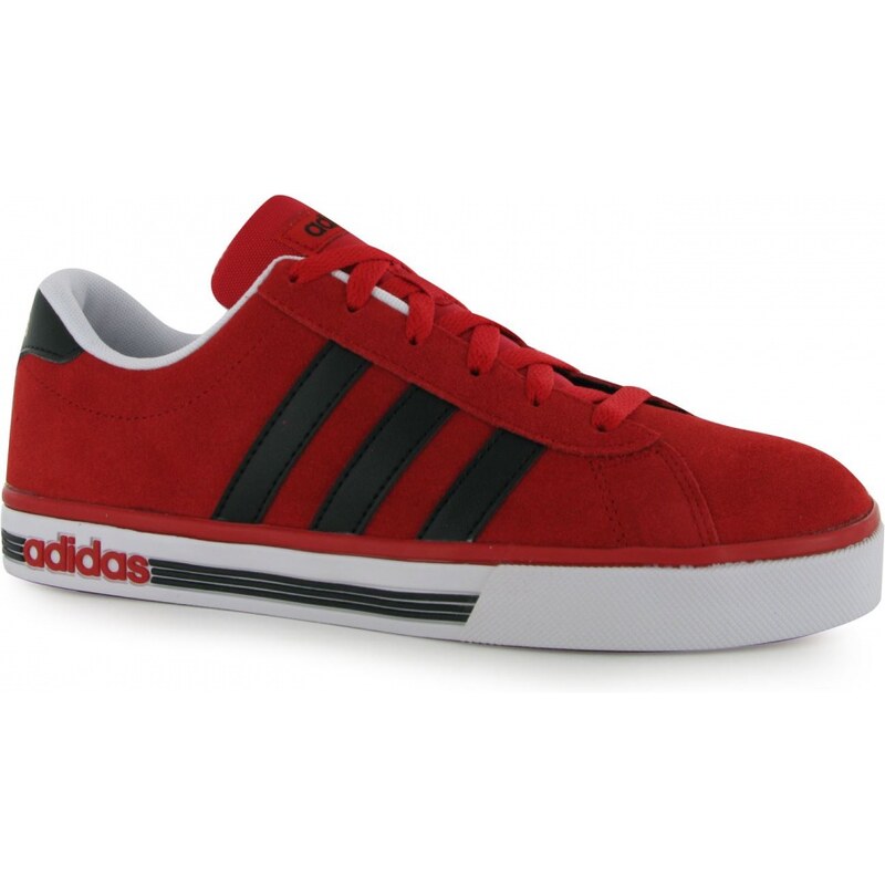 Adidas Daily Team Suede Mens Trainers, colred/blk/wht