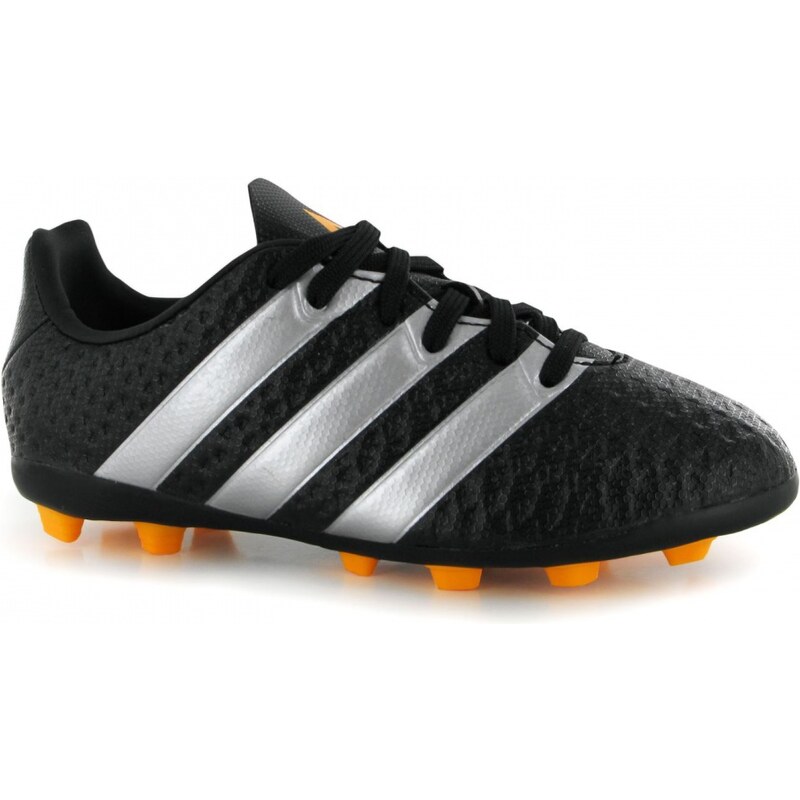 Adidas Ace 16.4 Childrens FG Football Boots, black/silver