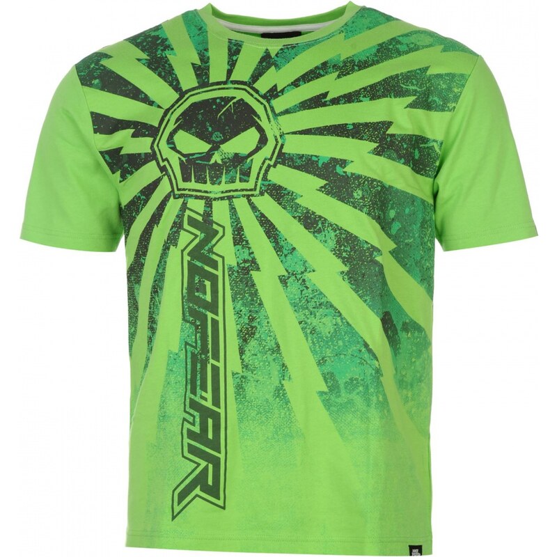 No Fear Moto Graphic T Shirt Mens, green thunder