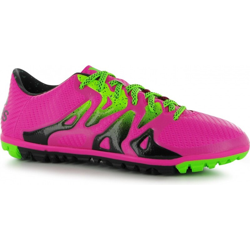 Adidas X 15.3 Mens Astro Turf Trainers, shock pink