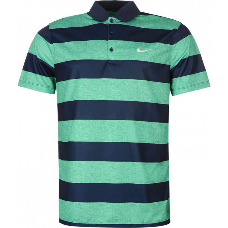 Nike Bold Stripe Golfing Polo Mens, green