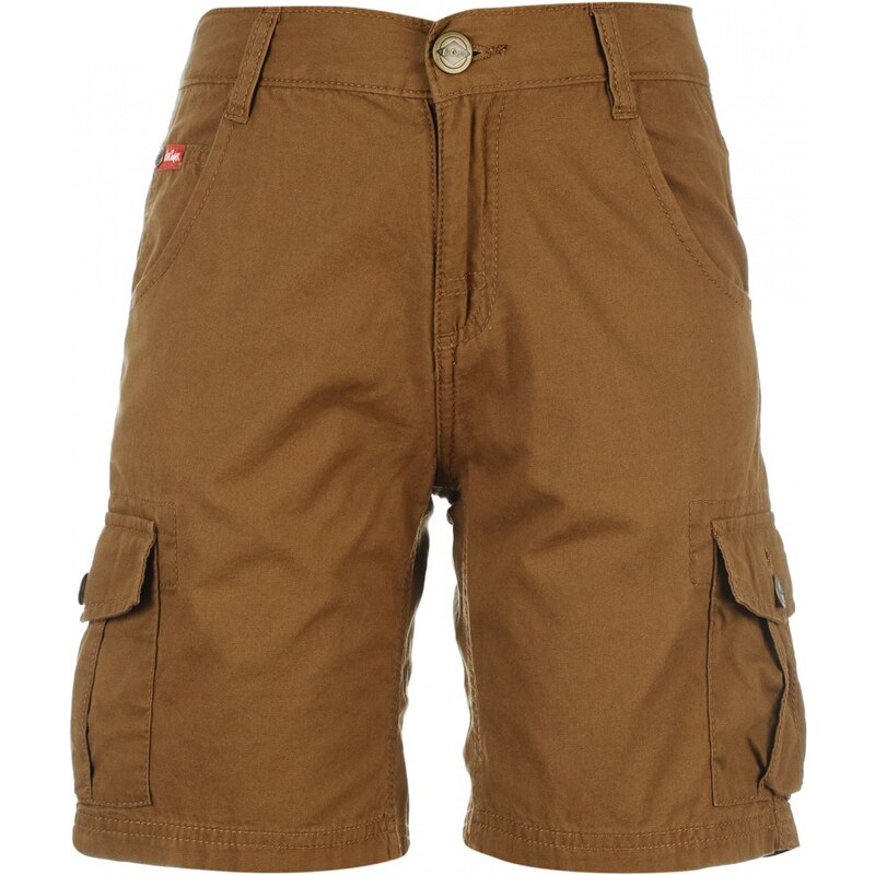 Lee Cooper Cargo Chino Shorts Junior Boys, mocha