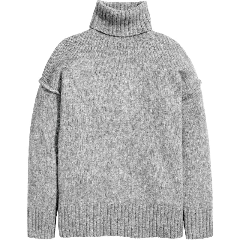 H&M Hrubě pletený svetr s rolákem