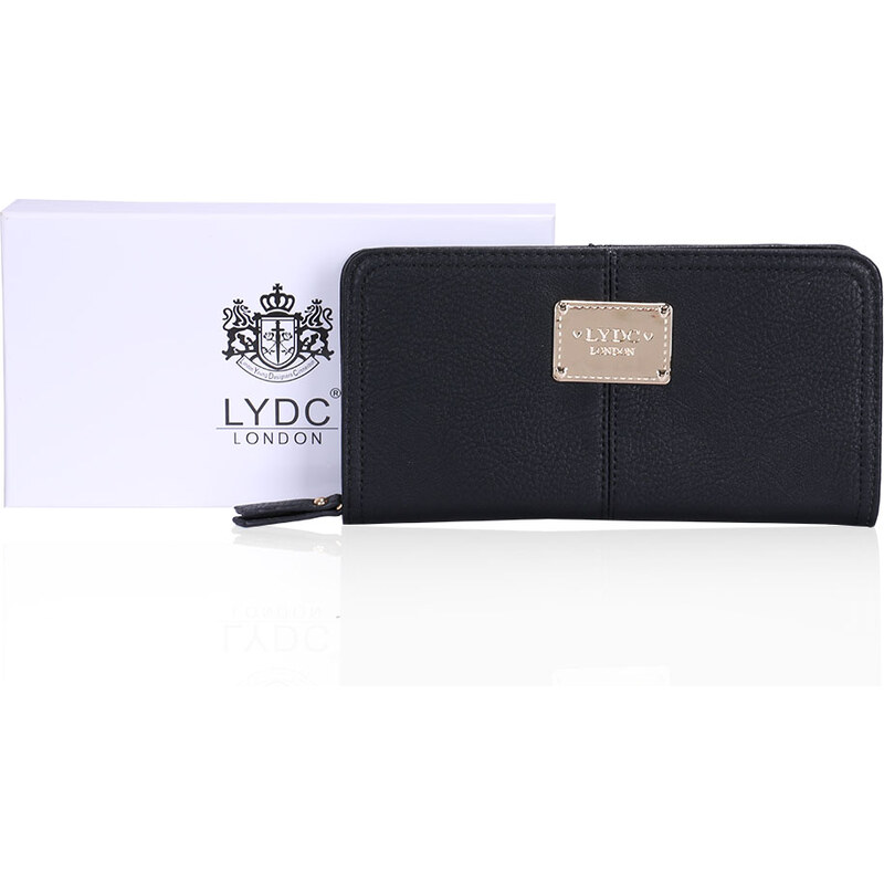 LYDC LONDON Černá peněženka LYDC Mandy