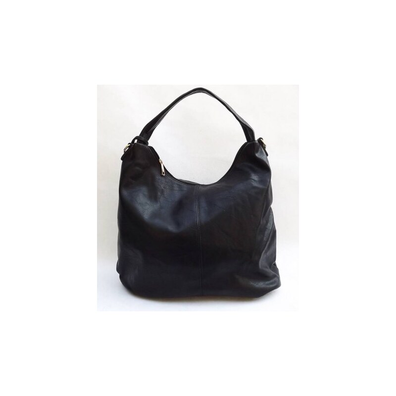 Prostorná dámská černá kabelka Dudlin, Barva Černá Wild by loranzo 4140-1