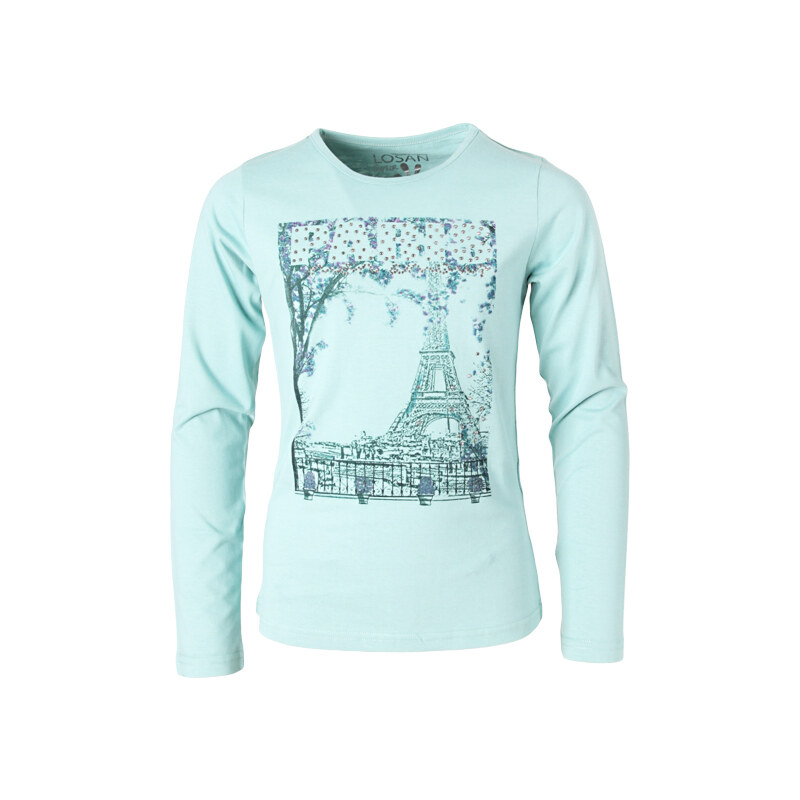 Losan Dívčí bavlněné tričko 'Paris'