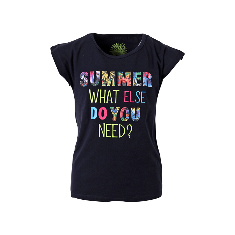 Losan Dívčí bavlněné tričko 'SUMMER'