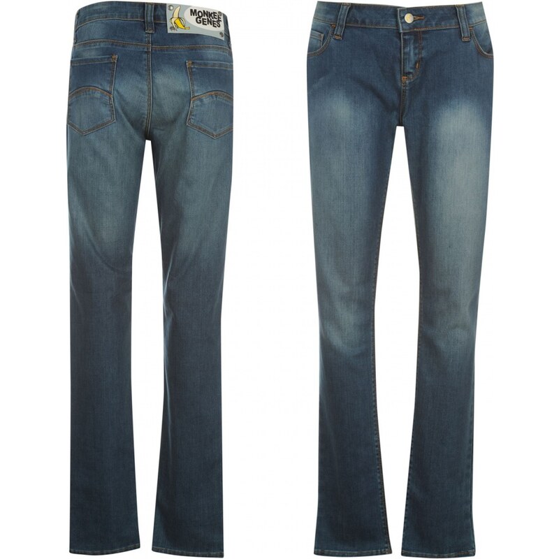 Monkee Genes Skinny Jeans Mens, bamboo wash