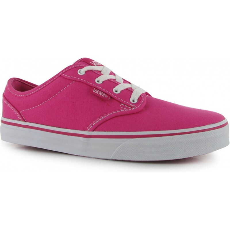 Vans Atwood Canvas Shoes, magenta/white