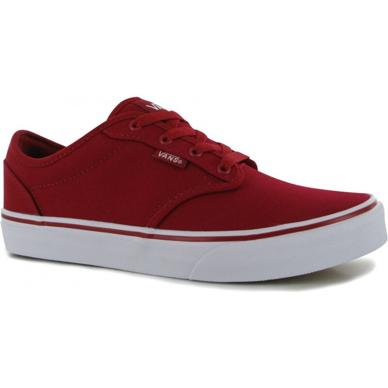 Vans Atwood Canvas Shoes, red/white