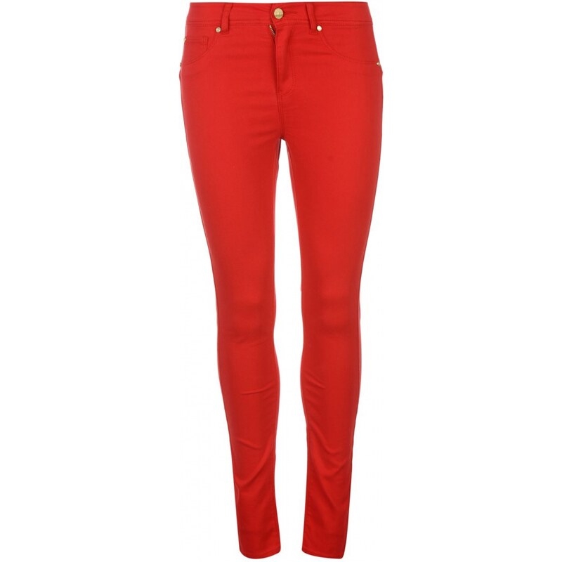 Rock and Rags Elle Skinny Womens Jeans, red