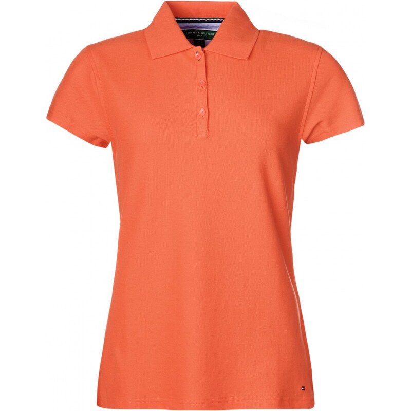 Tommy Hilfiger Liz Classic Golf Polo Womens, hot coral