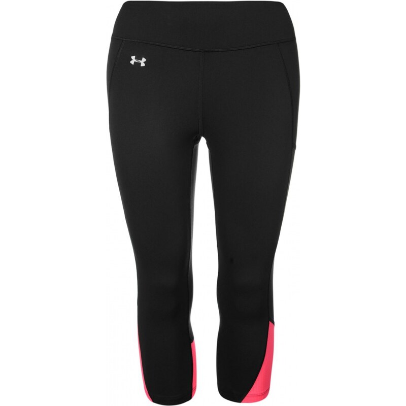 Under Armour Fly By Running Capri Womens, black/pink