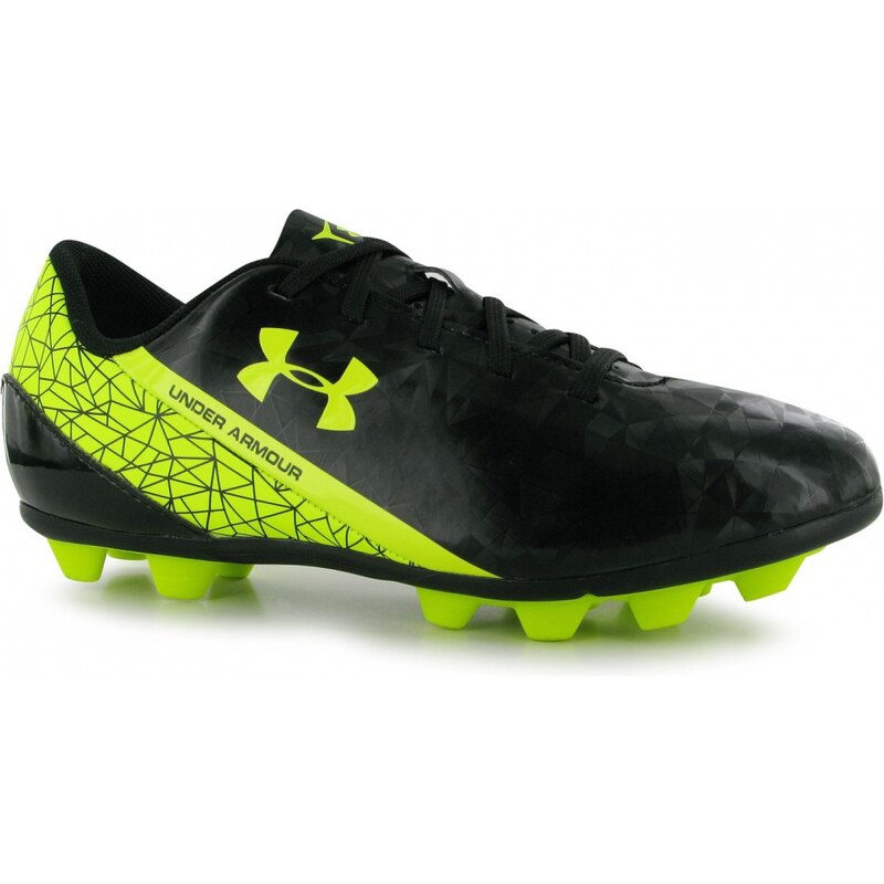 Under Armour SpeedForm Flash FG Junior Football Boots, black