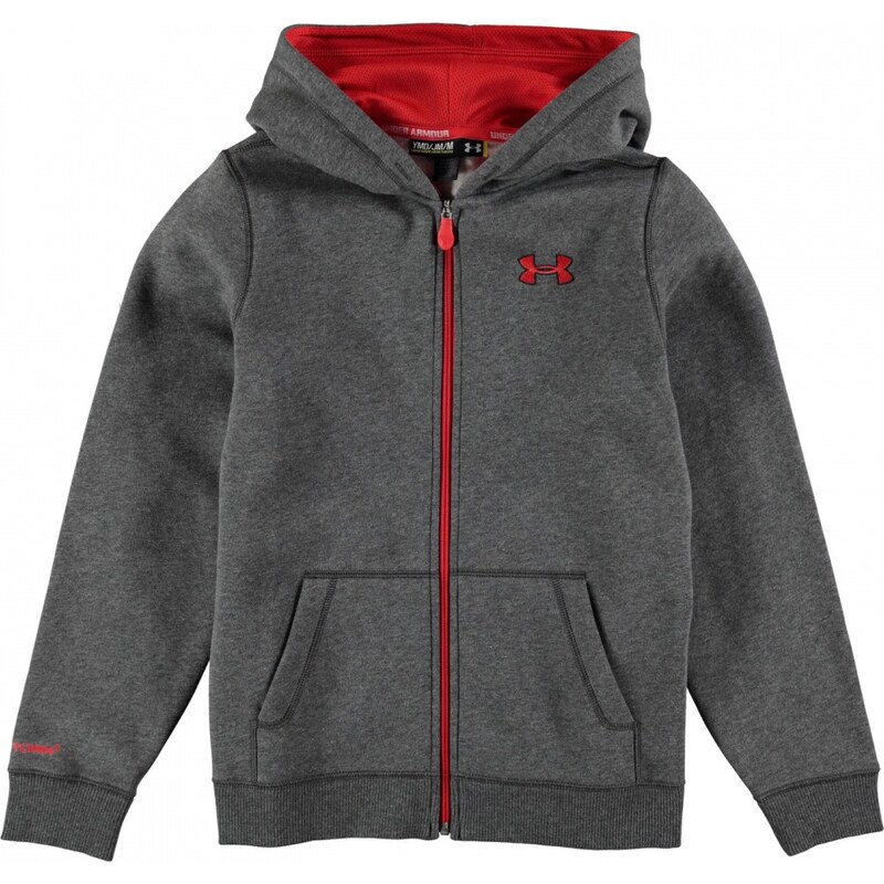 Under Armour Transit Full Zip Hoody Junior, carbon heather