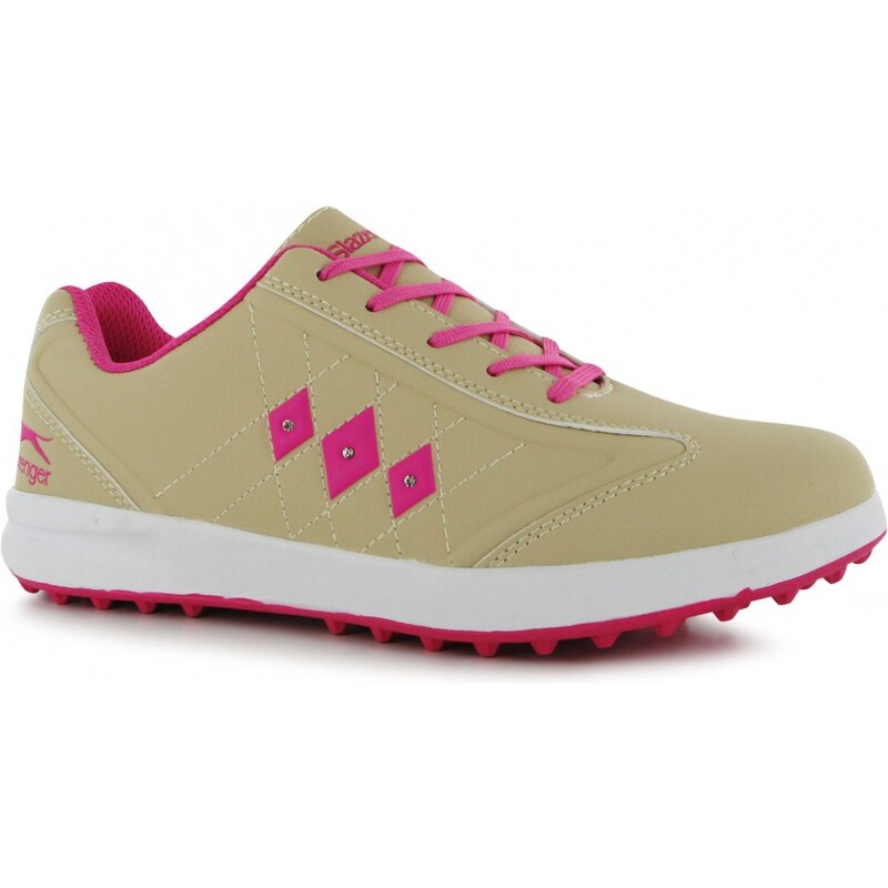 Slazenger Casual Golf Shoes Ladies, cream/pink
