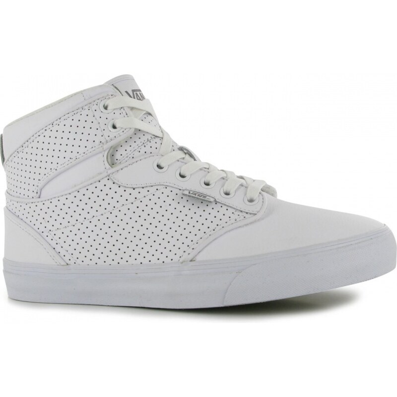 Vans Atwood Hi Top Trainers, white mono perf