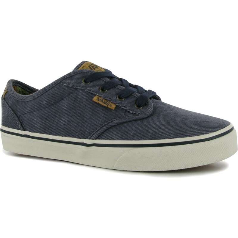 Vans Atwood Deluxe Skate Shoes, navy/white