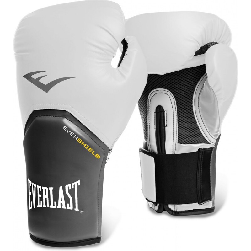 Everlast Elite Training Gloves, white/grey