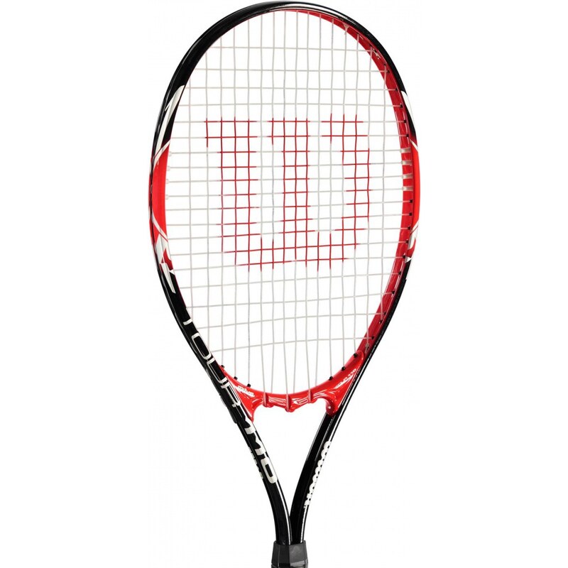 Wilson Tour 110 Tennis Racket, black/red