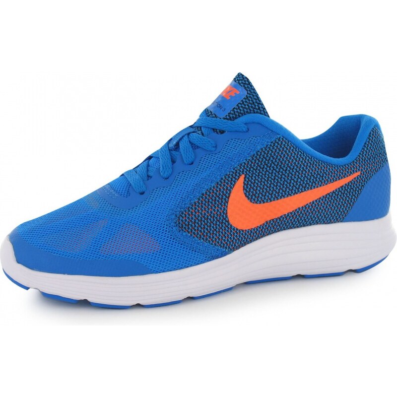 Nike Revolution 3 Junior Boys, blue/orange