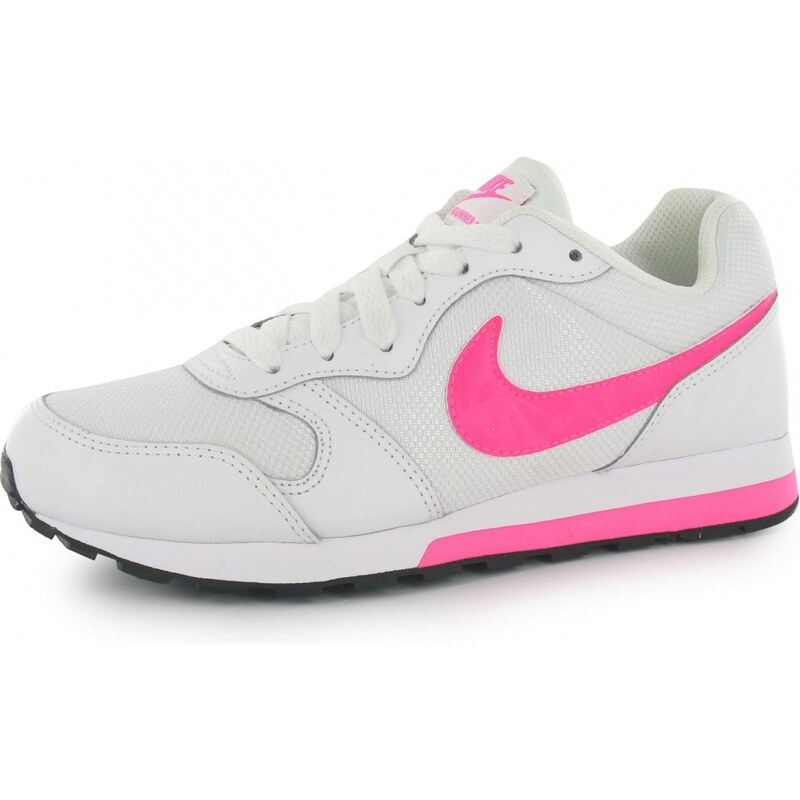 Nike MD Runner 2 Junior Girls Trainers, white/pink